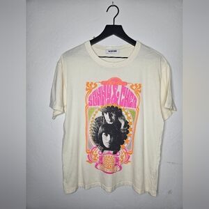 DAYDREAMER Sonny & Cher Short Sleeve Graphic Tee Size Small‎